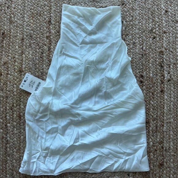 ZARA Ecru Satin Effect Halter Top – Sizes XS & M – NWT Brand New with Tags 🤍 - Picture 8 of 10